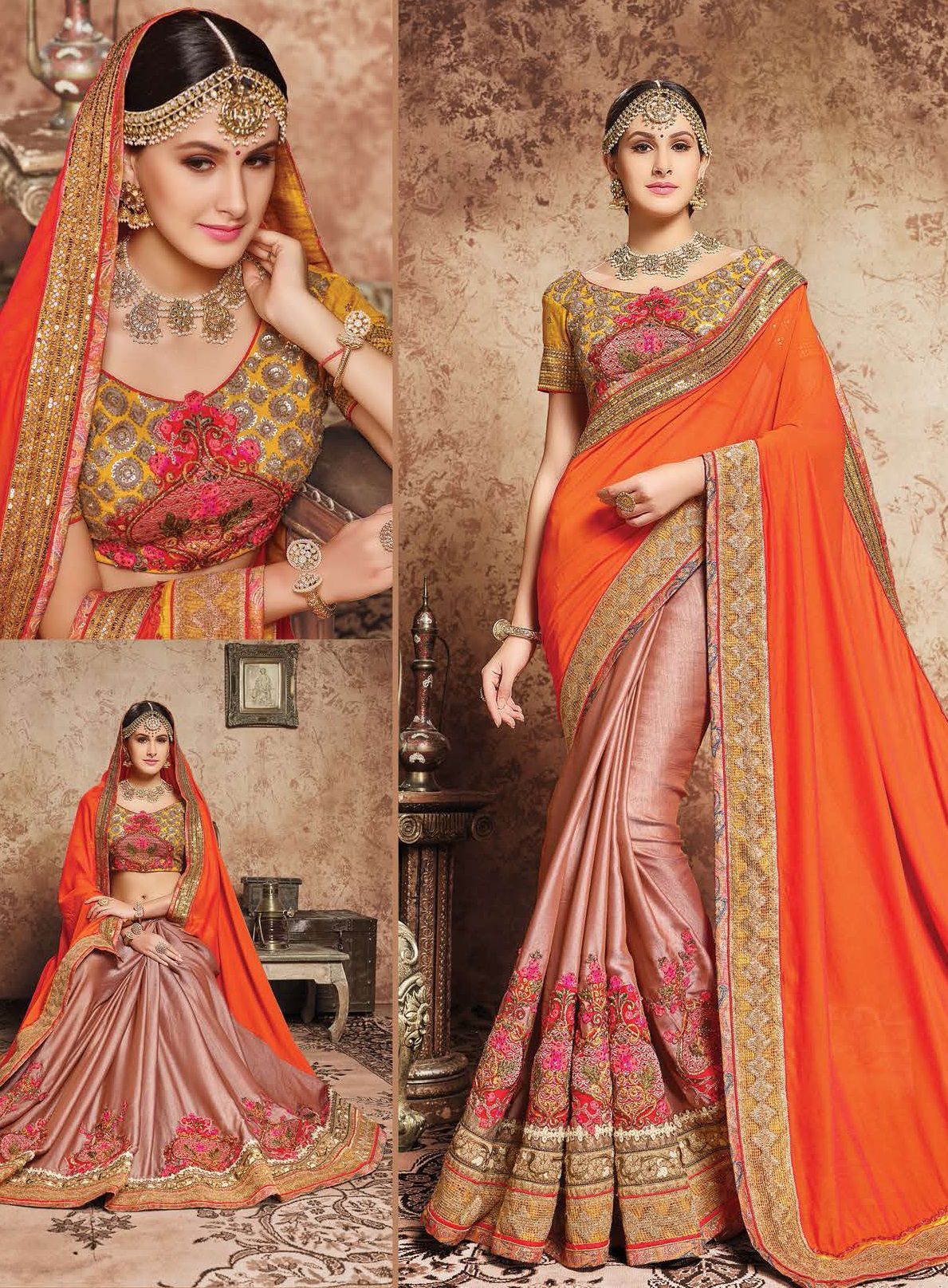 Best Way To Go Stylish With Pink Georgette Saree