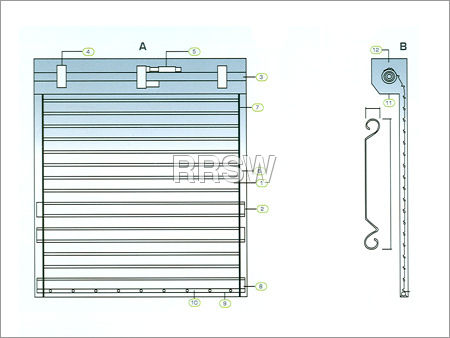 Silver Security Rolling Shutters