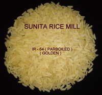IR 64 उसना चावल (सुनहरा)