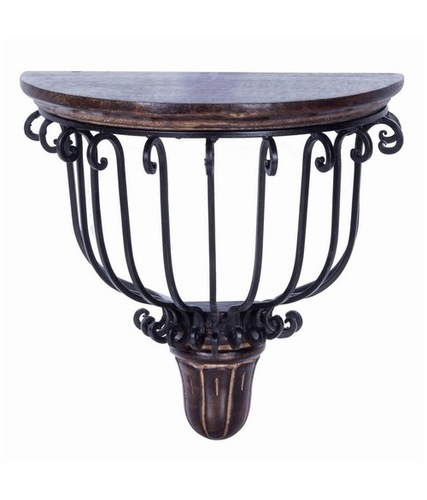 देसी कारीगर लकड़ी के वॉल ब्रैकेट वॉल डेकोरेटिव