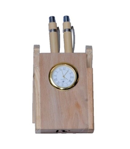 Desi Karigar Wooden Pen Stand