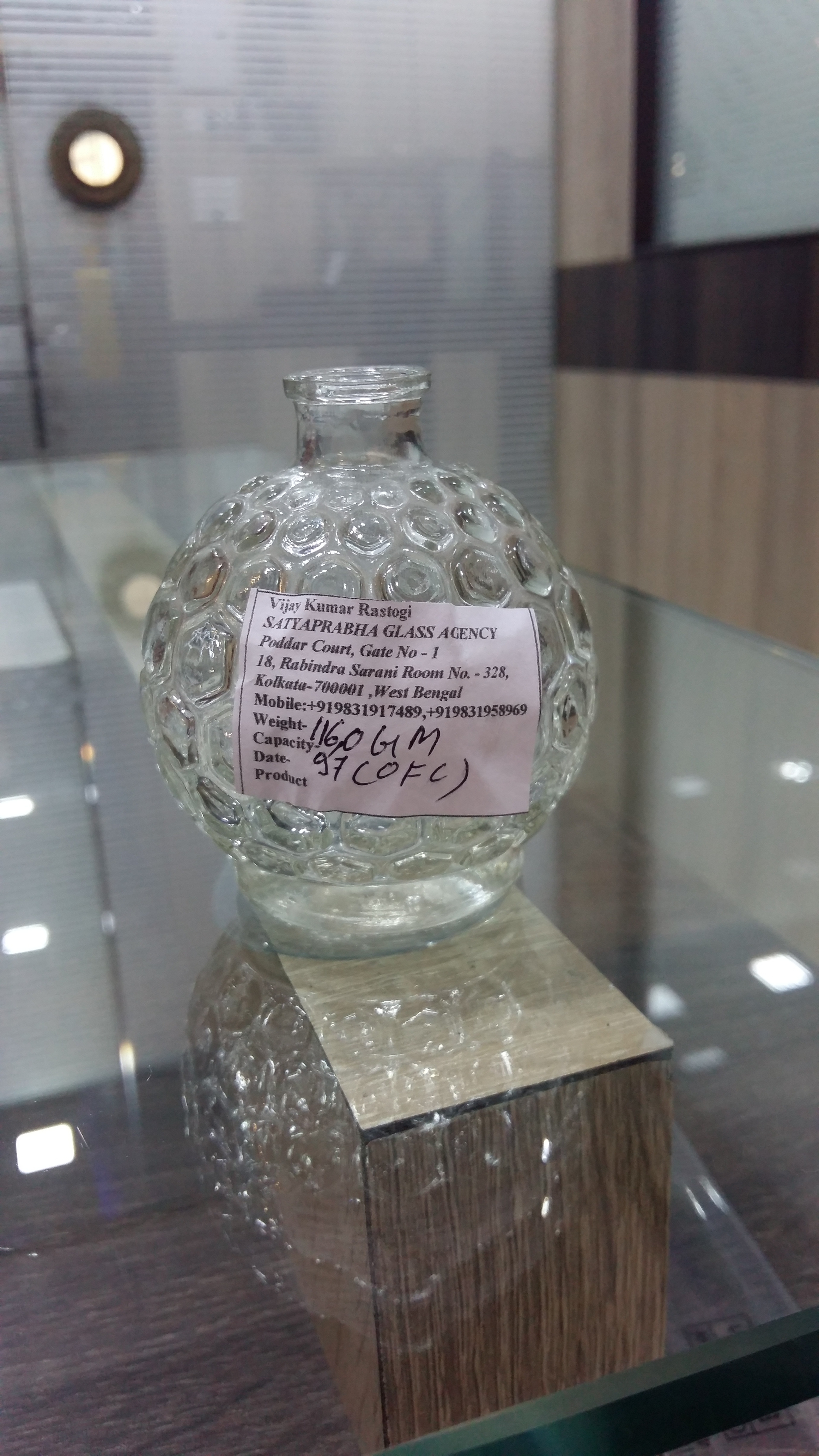 Transparent 100 Ml Perfume Bottle