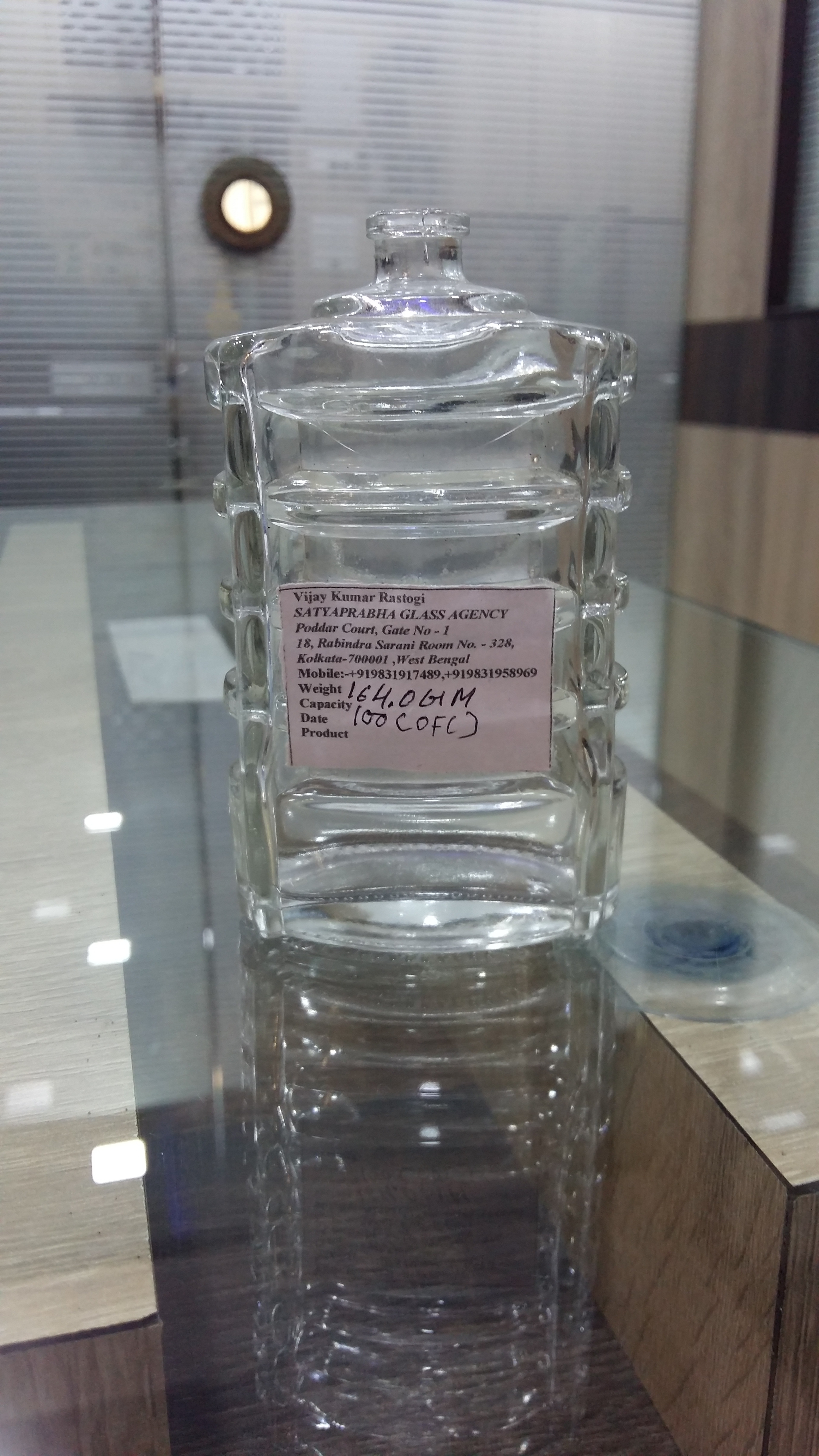 Transparent 100 Ml Perfume Bottle