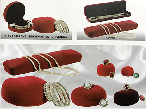Richa Series Box - Handmade Folding Jewelry Set in Polished Finish | Versatile Fit for Bangle, Bracelet, Necklace, and More in Rectangular Shape