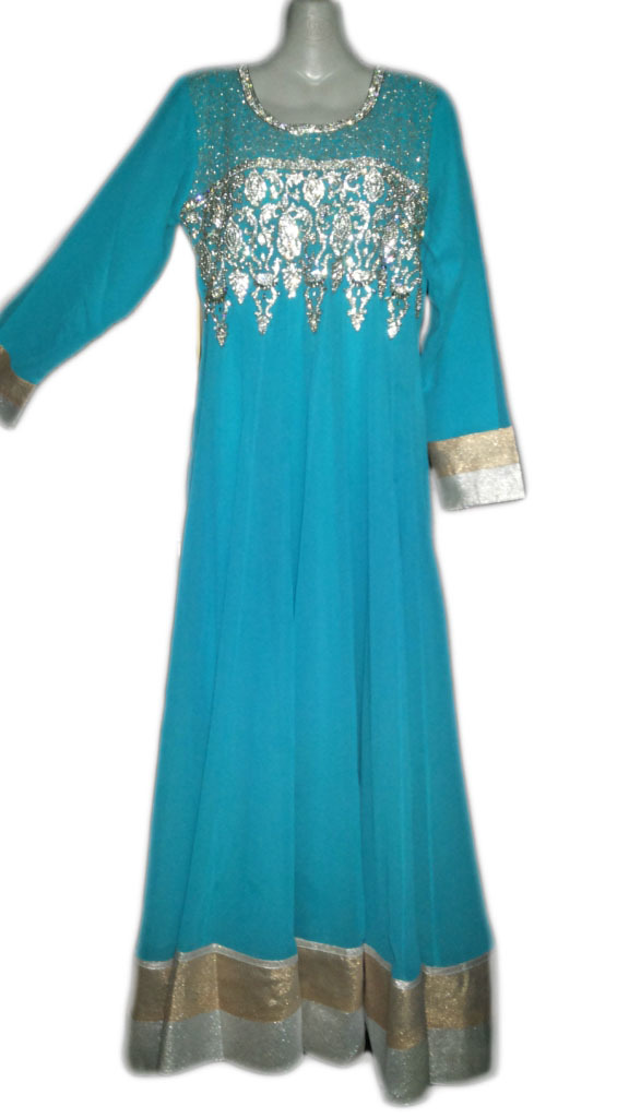 Al Colours Long Party Wear Maxi Dress Kaftan