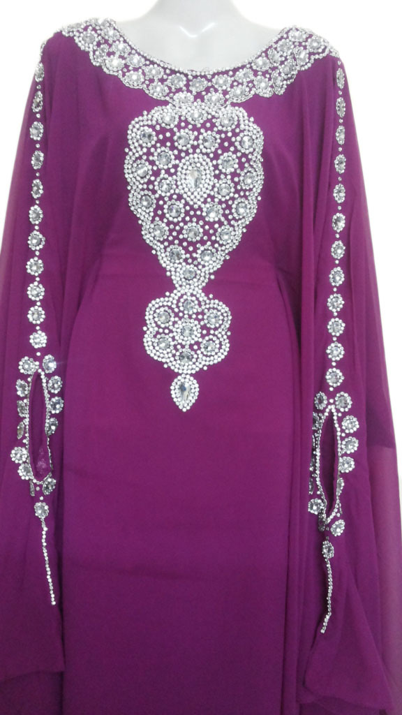 New Dubai Style Jalabiya Kaftan Farasha Bust Size: Free Size Inch (In)