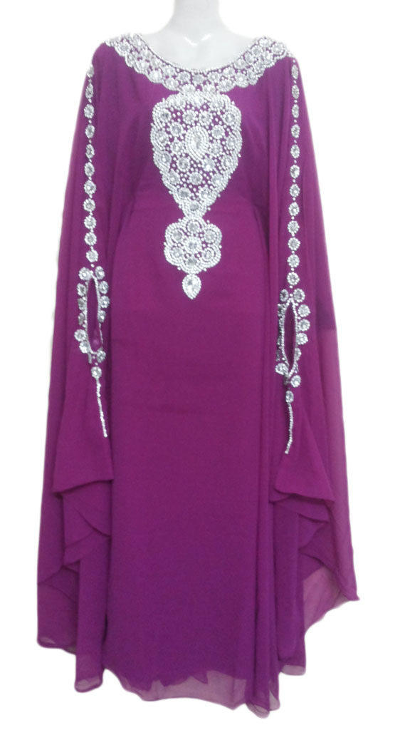 New Dubai Style Jalabiya Kaftan Farasha Bust Size: Free Size Inch (In)