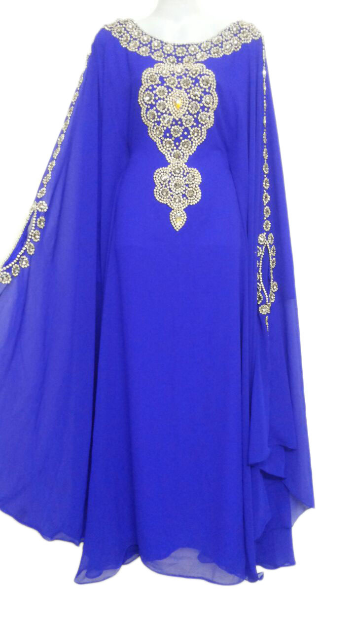 New Dubai Style Jalabiya Kaftan Farasha Bust Size: Free Size Inch (In)