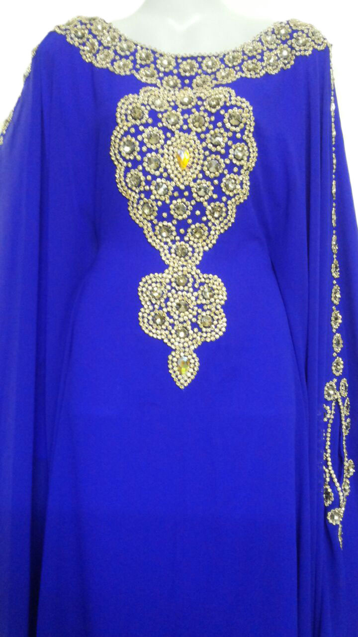 New Dubai Style Jalabiya Kaftan Farasha Bust Size: Free Size Inch (In)