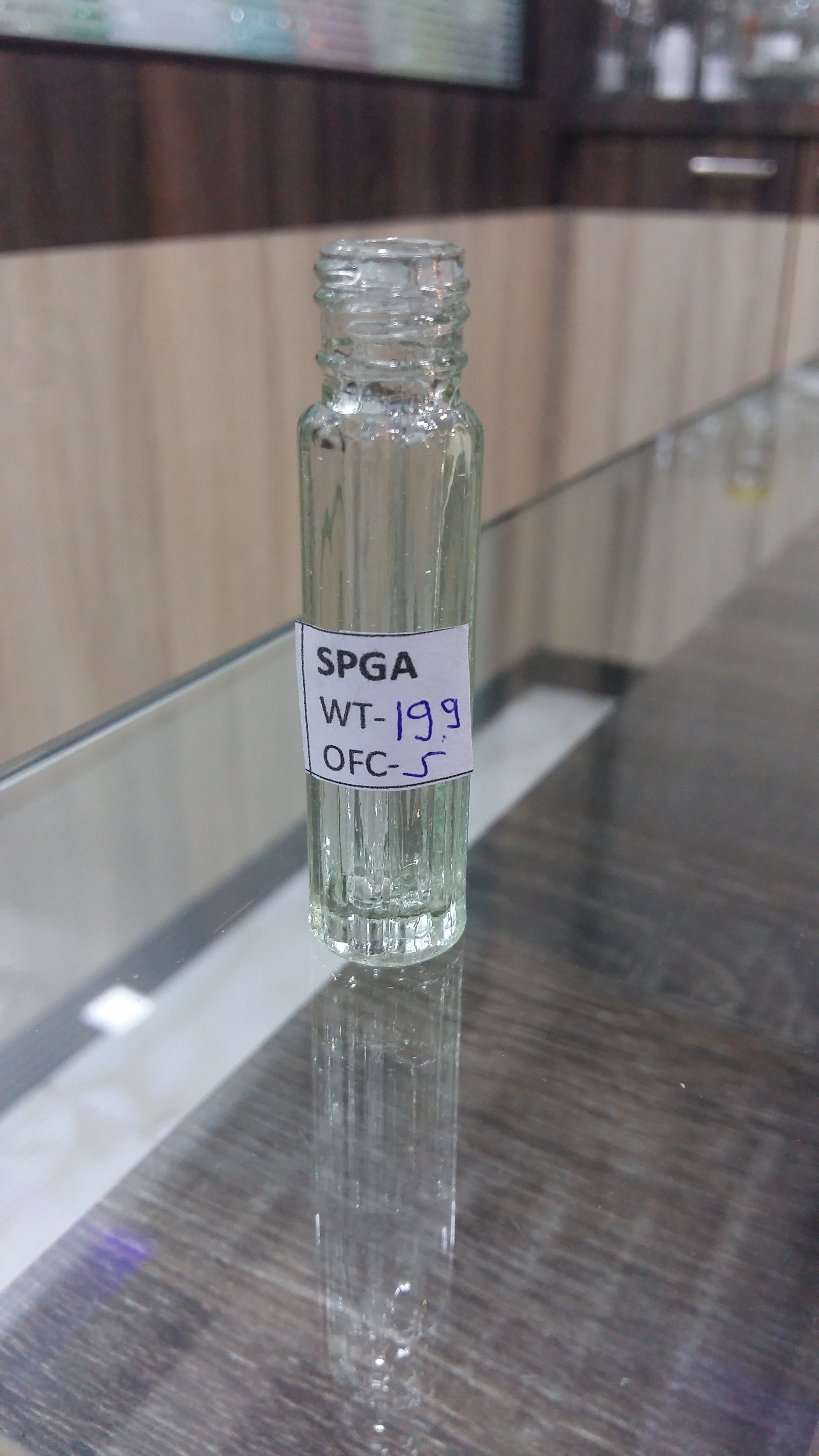 Attar Bottles - 5 Ml Transparent Glass | Elegant Design, Perfect For Fragrance Storage
