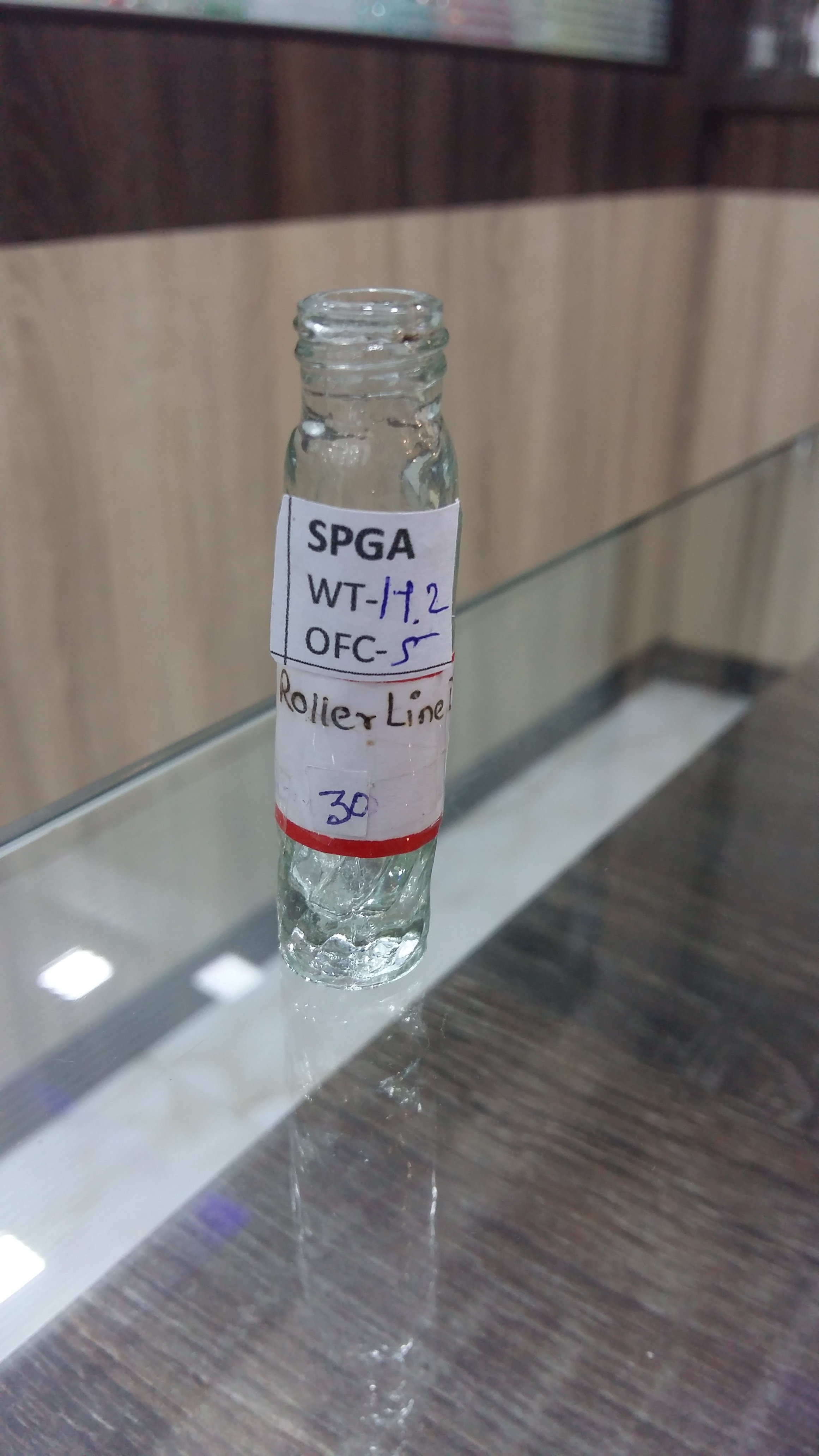 Attar Bottles - 5 Ml Transparent Glass | Elegant Design, Perfect For Fragrance Storage