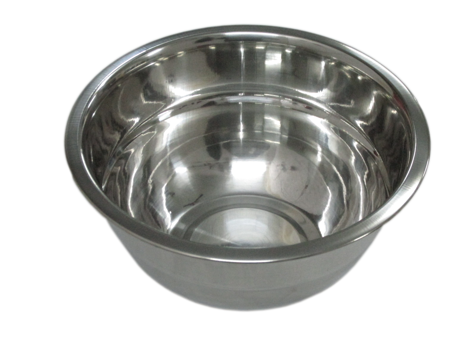 0588 - Stainless Steel 150-200mm Diameter, 100-150mm Height | Durable Polished Mixing Bowl, Easy Clean