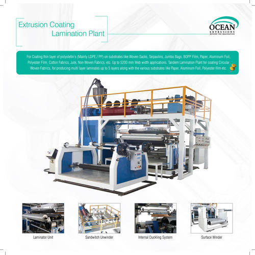 Automatic Woven Sack Extrusion Coating Lamination Line