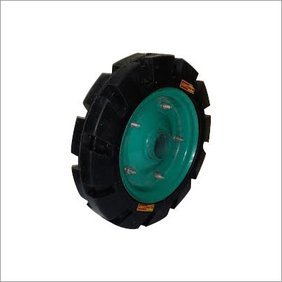 Generator Trolley Tyres - Bush Type & Tractor Type Rubber Wheels, Sizes 4" OD to 16" OD, Solid Tire Design, Width 20-40 mm
