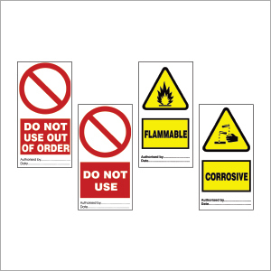 Temporary Hazard & Identification Tags