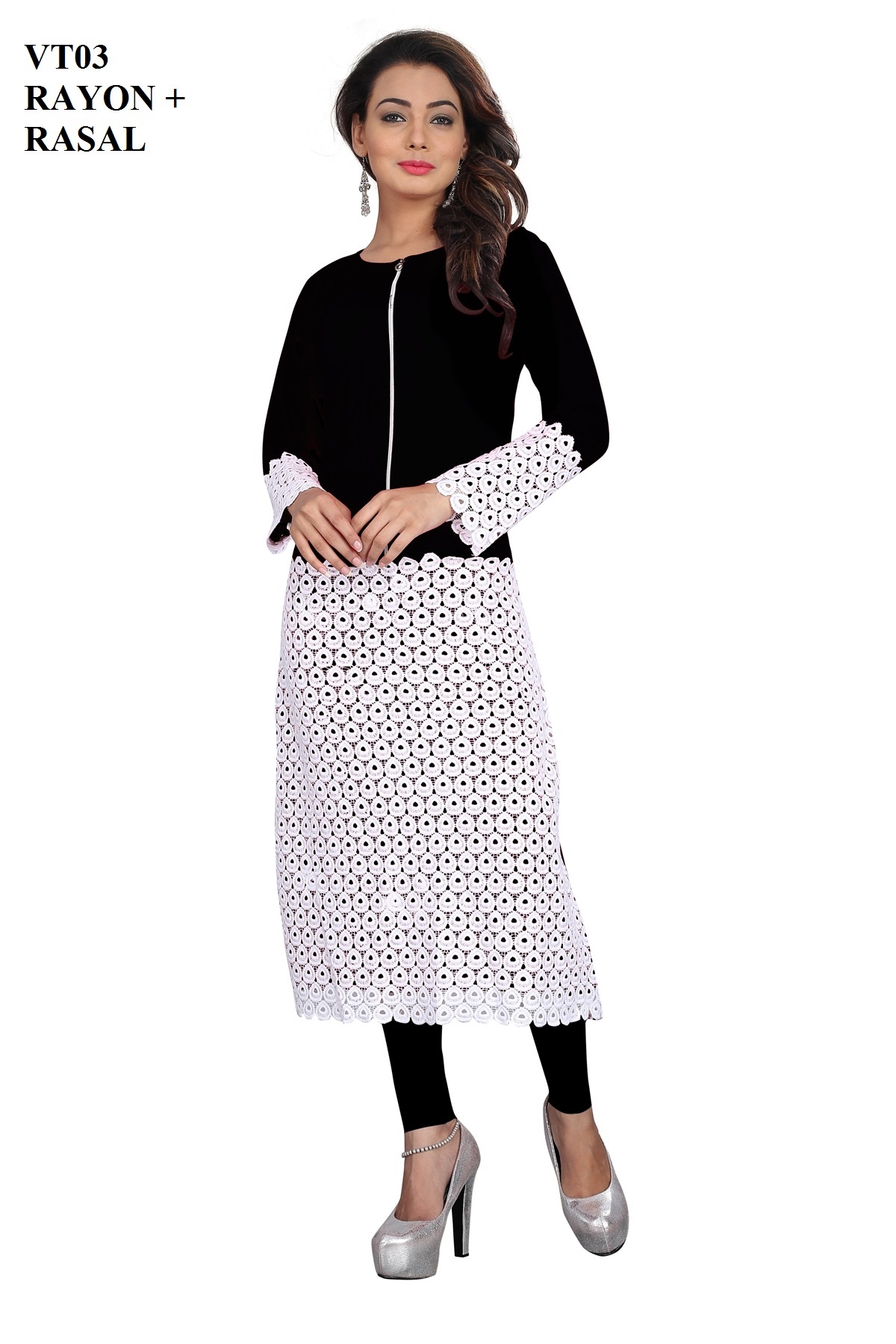 Designer Rayon Rasal Kurti - Size M, L, Xl, Xxl | Washable, Long Sleeve, Classic Style For All Seasons