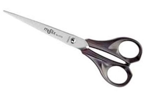 Scissors - Stainless Steel Blades, 185 mm | Lightweight & Comfortable, Corrosion Resistant, Right & Left Handed, High Impact ABS Handle, Unique Wire Ring Spacer