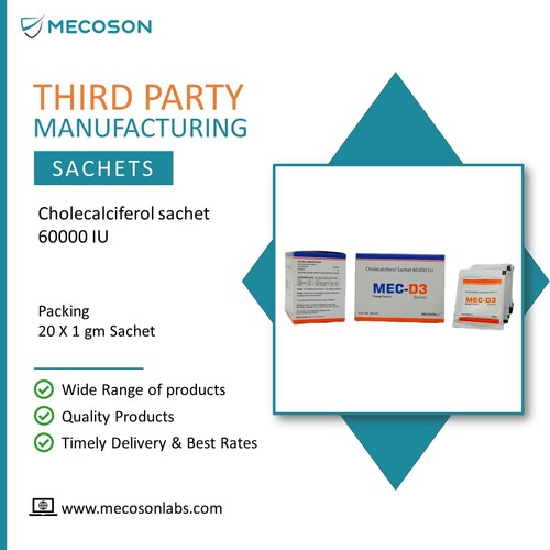 Cholecalciferol Vitamin D3 Sachet