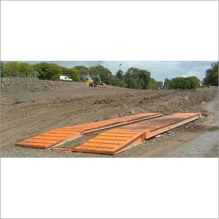 Orange Portable Weighbridge