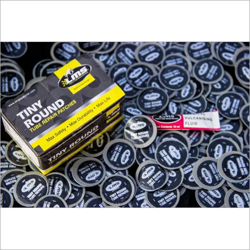 Tiny Round Tube Patch - Color: Black