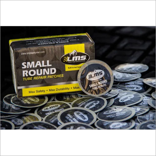 Small Round Tube Patch - Color: Black