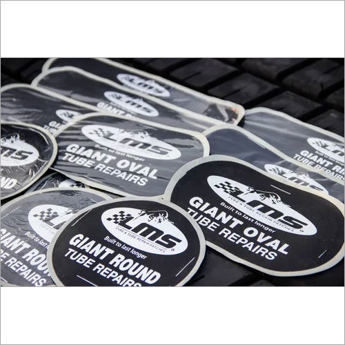 Gaint Round Tube Patch - Color: Black