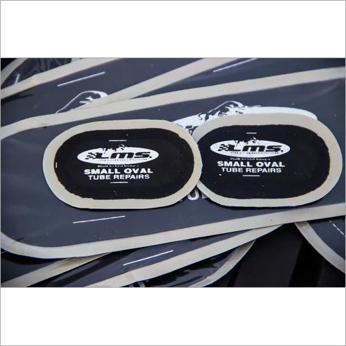 Small Oval Tube Patch - Color: Black