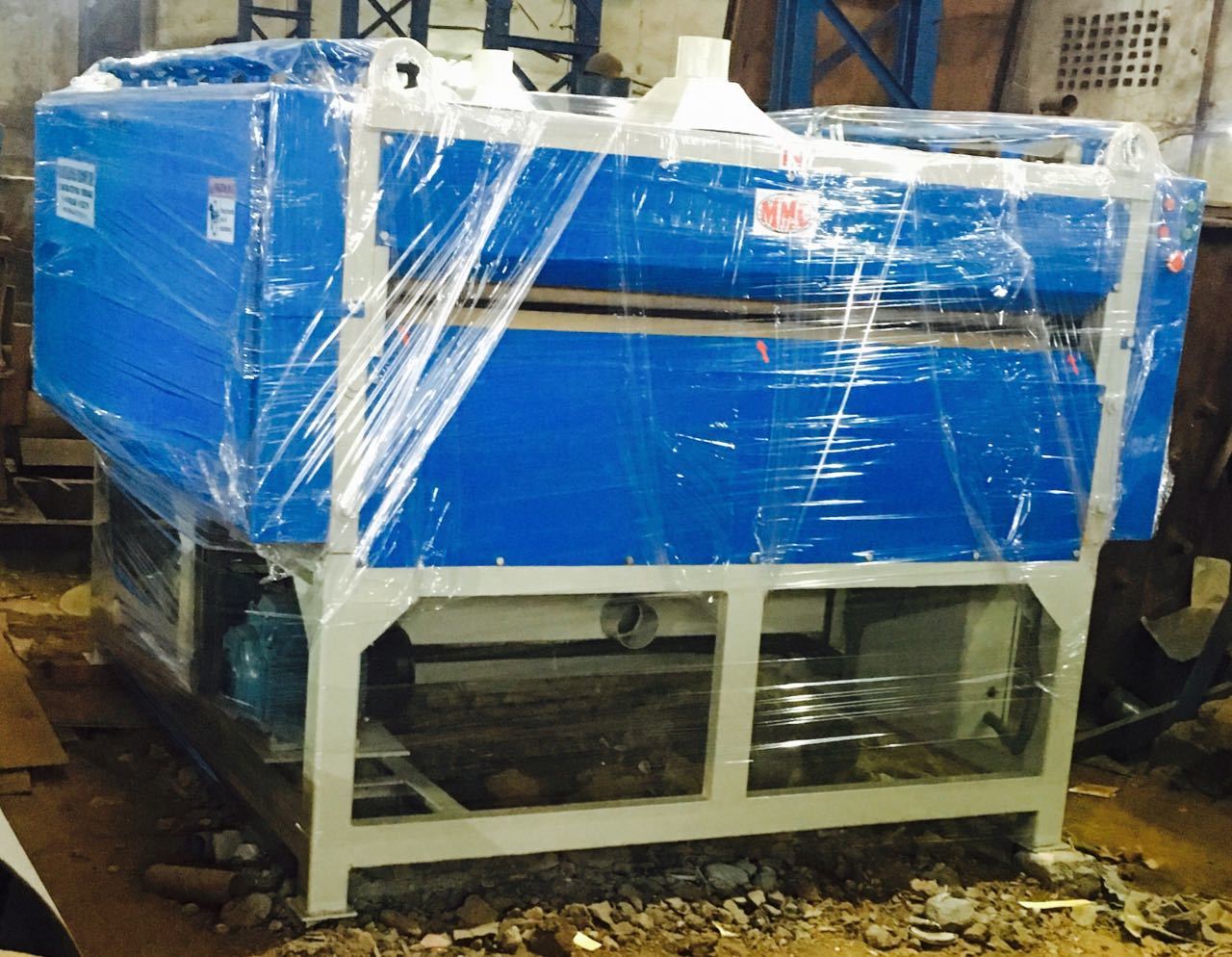 Double Side Sanding Machine - Color: Blue