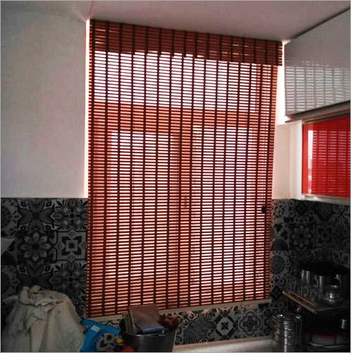 Weather PVC Blind - 6 Foot Width , Durable 1.2mm Thick Material, Venetian Style, Provides Daytime Privacy While Blocking Sunlight