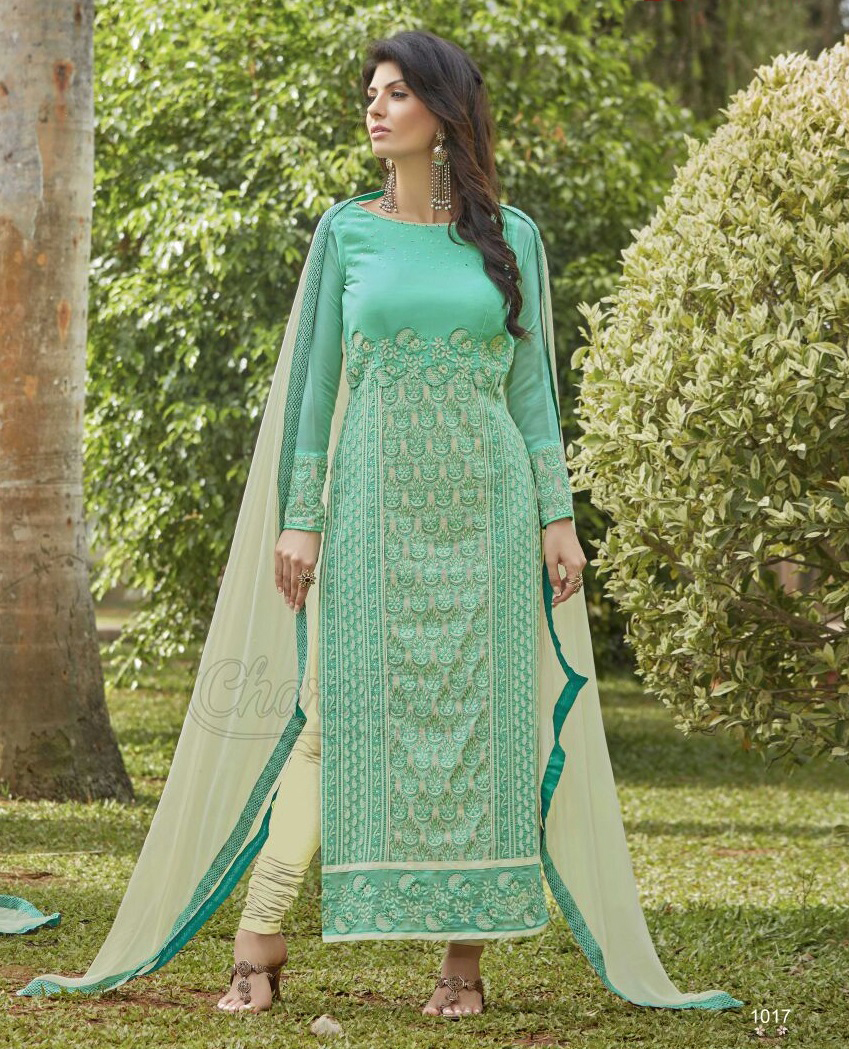 Lukhnawi Peach Stylish Salwar Suit
