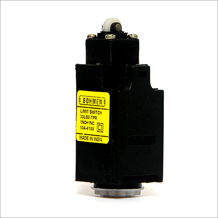 Epha Limit Switch - Aluminium & Stainless Steel, 1-12 Inch Size, Black Color | Insulation Resistance 200 Mohms, Max Voltage 120-440 Volt