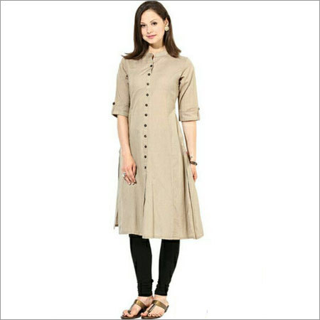 Grey Long Kurti