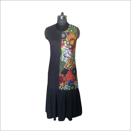 Black Printed Kurti