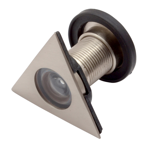 Brass Triangle Door Eye - Brass Material, Triangular Shape | Ideal for Secure Door Engagement and Enhanced Visibility