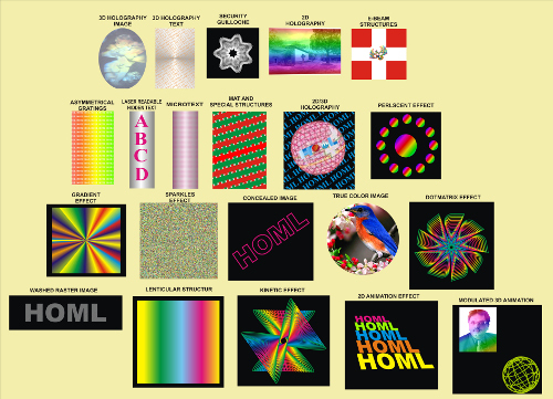 होलोग्राम स्टिकर्स