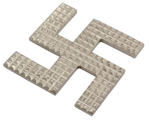 Nickel Brass Pyramid Swastik Type Mirror Cap