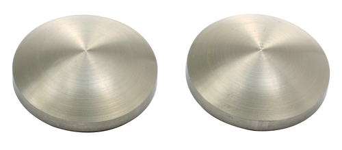 Brass Mirror Cap Dome Type - Metal & Nickel | Round Shape with Reflective Finish, Ideal for Stylish Interior Décor