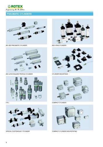 Short Cylinder Air Consumption: 8 Bar
