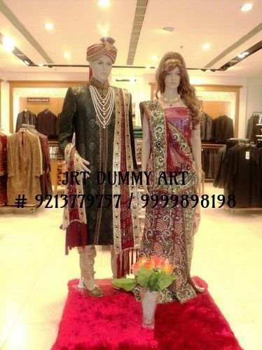 Gents Imported - Plastic Full Body Figure With Changeable Pose, Skin Color And Wig Feature
