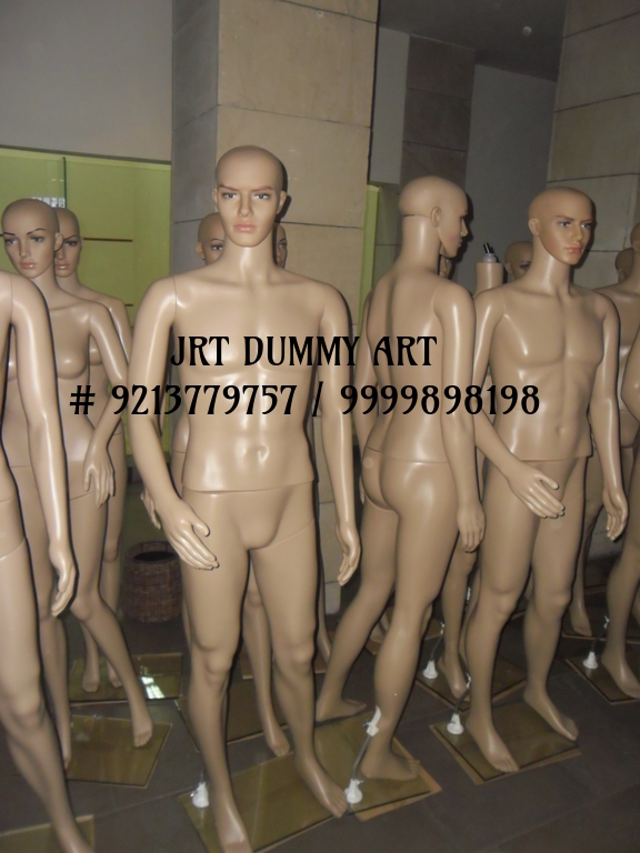 Gents Imported - Plastic Full Body Figure With Changeable Pose, Skin Color And Wig Feature