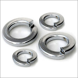 Spring Washer - Stainless Steel, 1-10mm Thickness | Round Shape, Silver Color, Galvanized, Corrosion Resistant, Ideal for Fastening Nuts and Bolts
