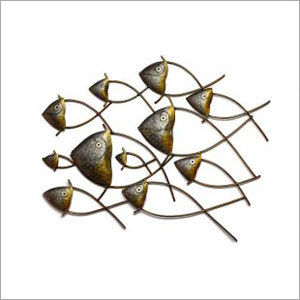 WALL HANGING Wrought Iron Lolo Fishes