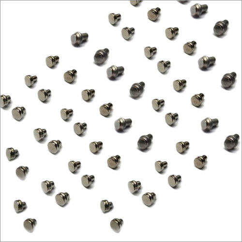 Flat Tungsten Contact Rivets - Color: Sliver