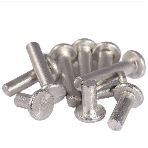 Electrical Flat Head Tungsten Contact Rivets - Color: Sliver