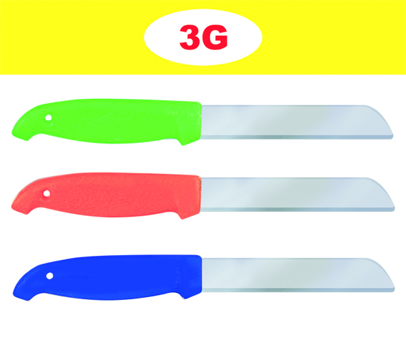 Kitchen Knives - 3 G Steel, Small To Large Sizes, Red, Blue, And Pink Colors | Sharp Edges, Excellent Finish, Remarkable Durability