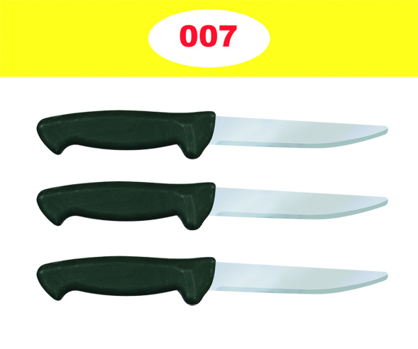 Plastic Handle Knife - Stainless Steel Blade, Small To Large Sizes | Sharp Edges, Smooth Grip, Premium Finish, Available In Orange, Yellow, Blue