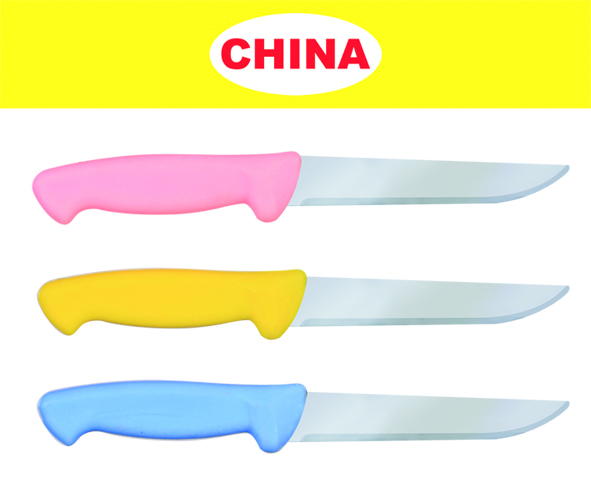 Black Handle Knife - Ss & Pp Material, Small To Large Size, Green And Orange Colors | Remarkable Durability, Compact Design, Sharp Blades
