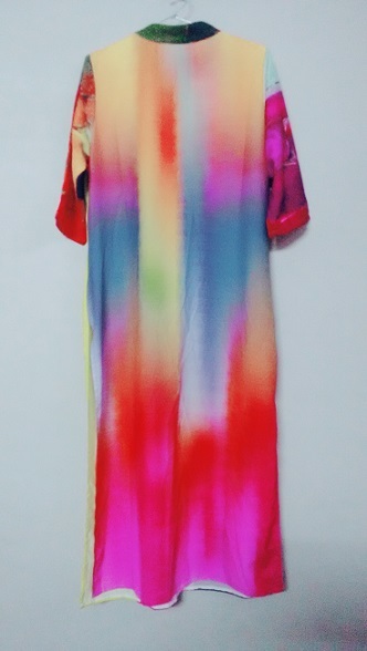 Digital Print Kurti - Rayon, Sizes M/l/xl, Sunshine Color | Washable, 3-4th Sleeve, Classic Style, Casual & Ethnic Wear