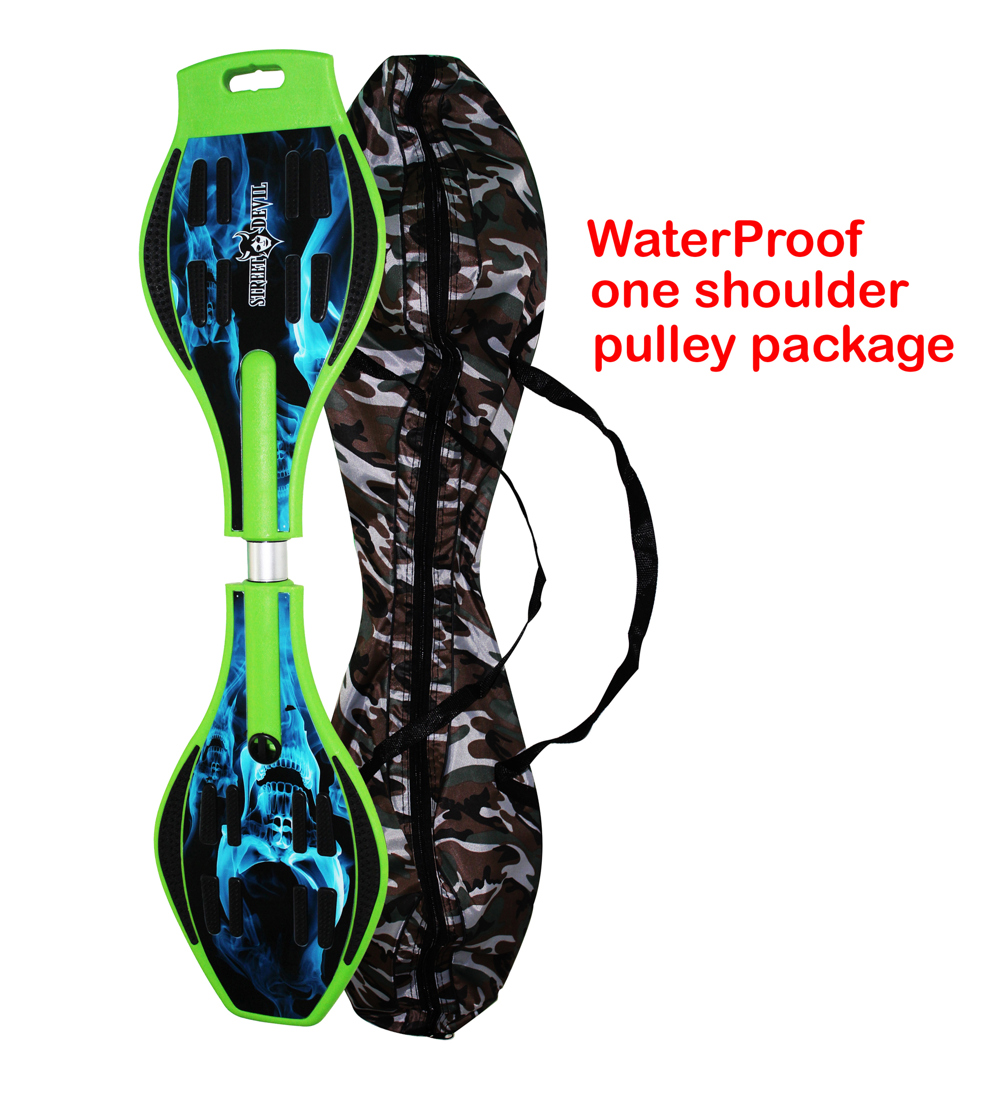 Wave Board With Skeleton