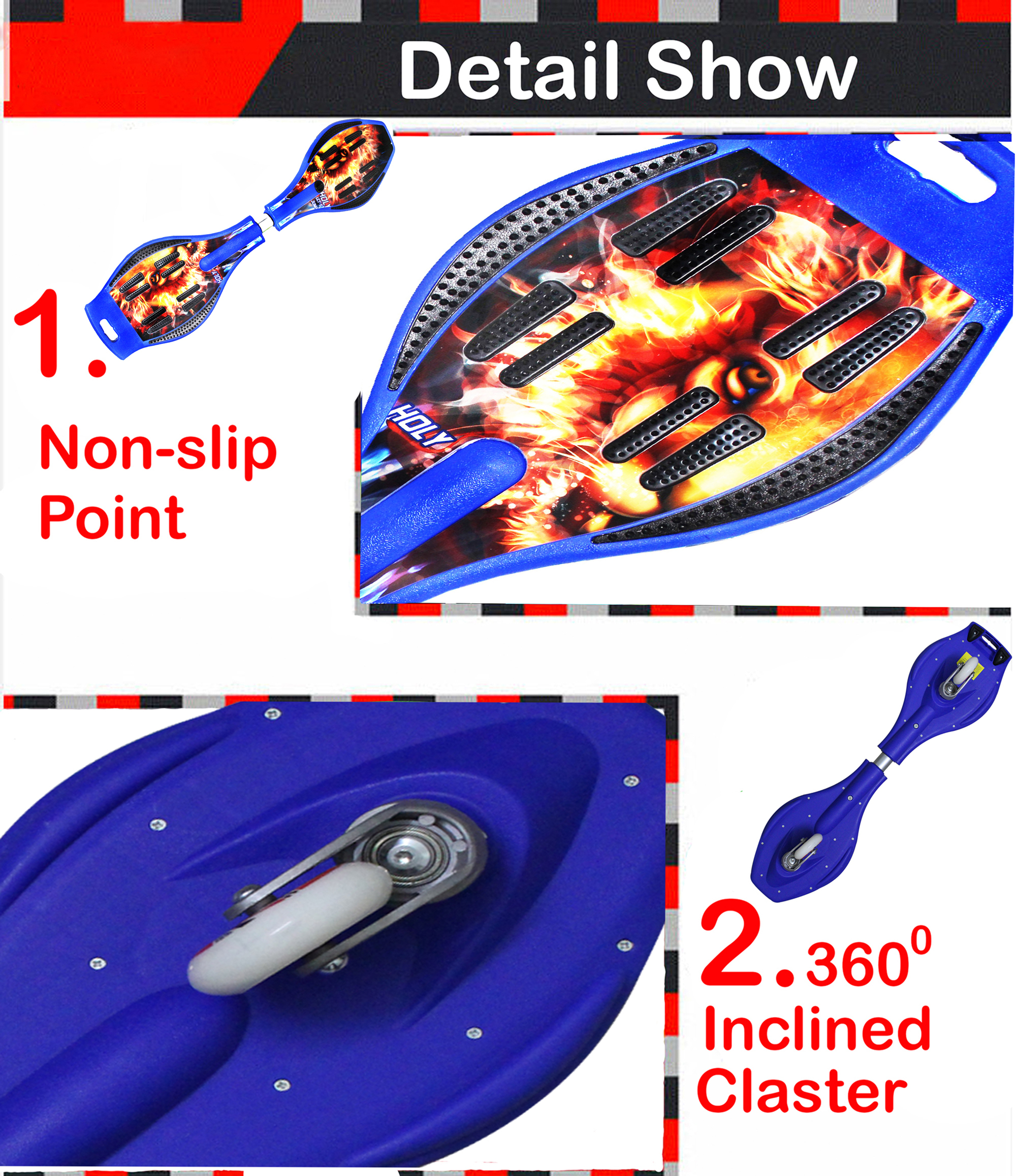 Wave Board With Lion